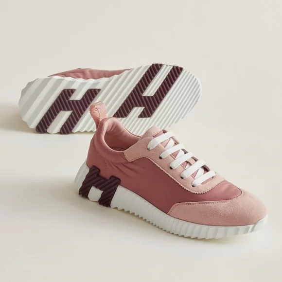 【残りわずか】HERMES レディース スニーカー シューズ Rose Hermes | Shoes | Hermes Rose Opaline Bouncing Sneakers Size